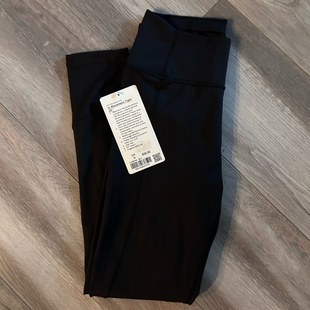 Lululemon Black Leggings New